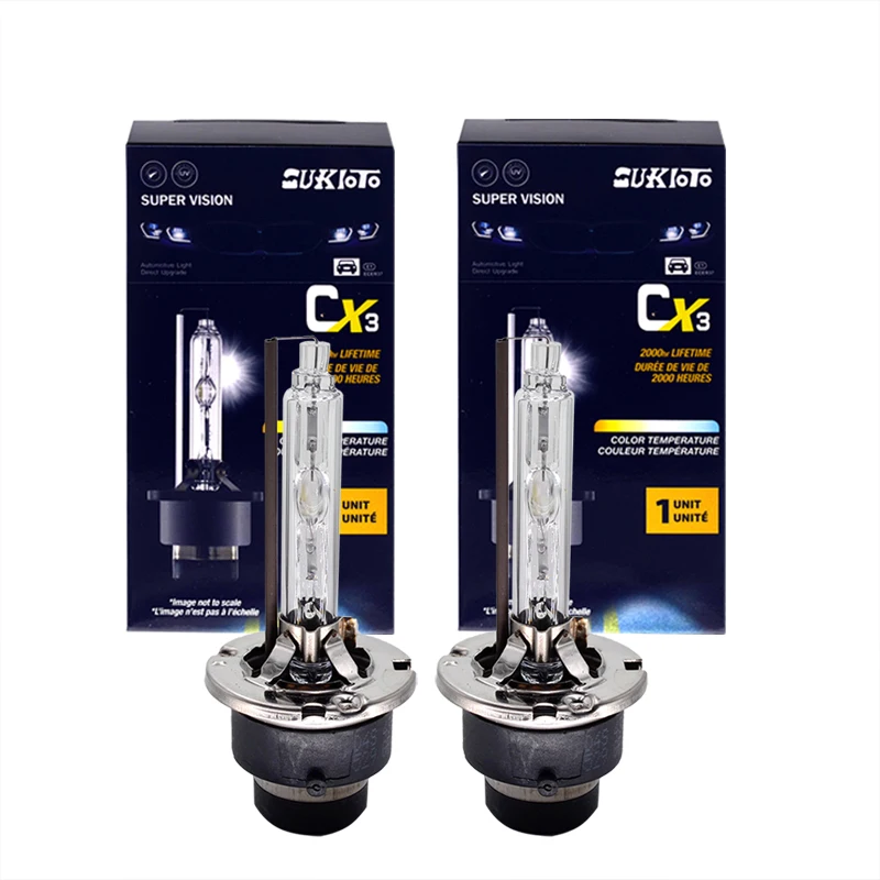 SUKIOTO OEM Quality 55W D2S Replacement HID Xenon Lamp 5500K For Car Headlight Kit 35W D4S Xenon Headlamp Bulb Car Light (2)