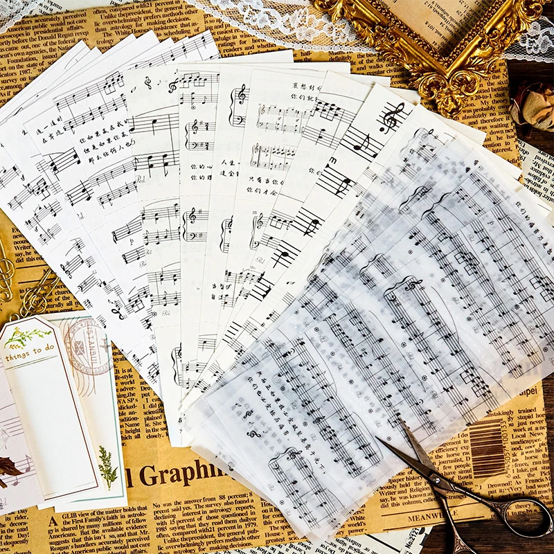 6 Designs Vintage Poetry Collection Card Stocks Paper Letter Square Scrapbooking/Card Making/Bullet Journaling Project DIY | Дом и сад