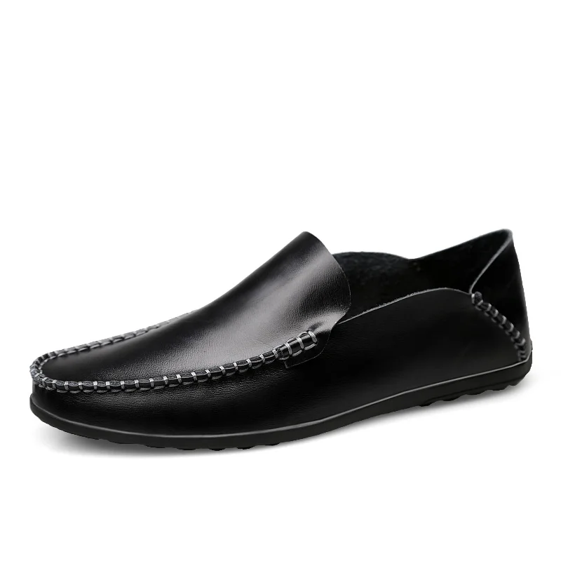 

High Quality chaussure homme Shoes Soft Moccasins Loafers Fashion Brand Flats Comfy Driving Casual Shoes men Sneakers *1801-1