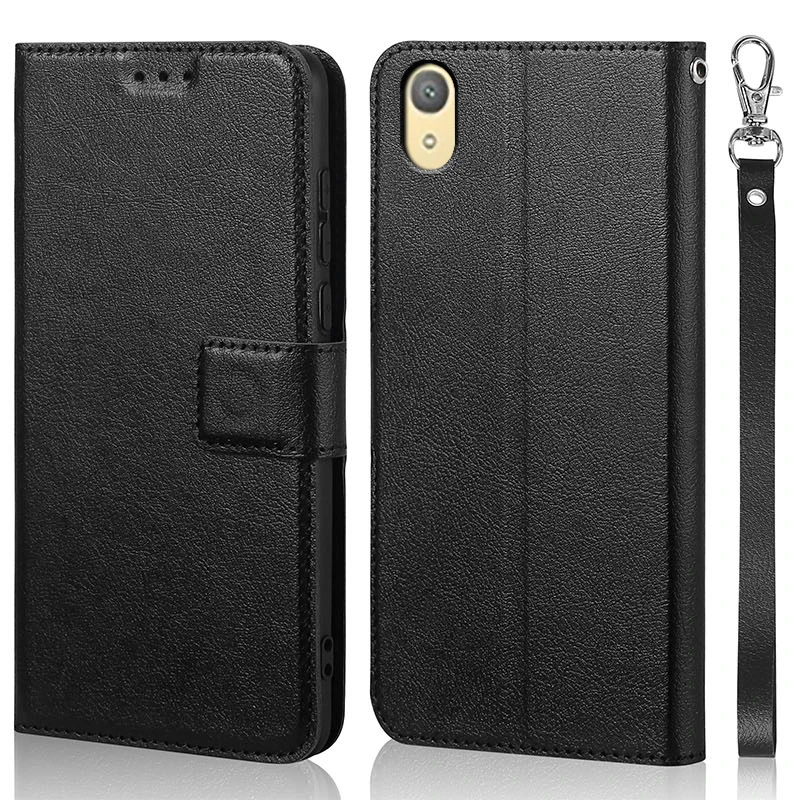 

card holder cover case for Sony Xperia XA1 Plus G3412 G3421 G3423 leather phone case ultra thin wallet flip cover phone bags