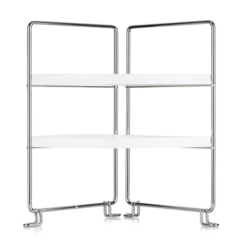 

Hot Home Storage Rack 2-Tier Corner Freestanding Stackable Storage Organizer Shelf for Kitchen Bathroom Countertop Storage Rack