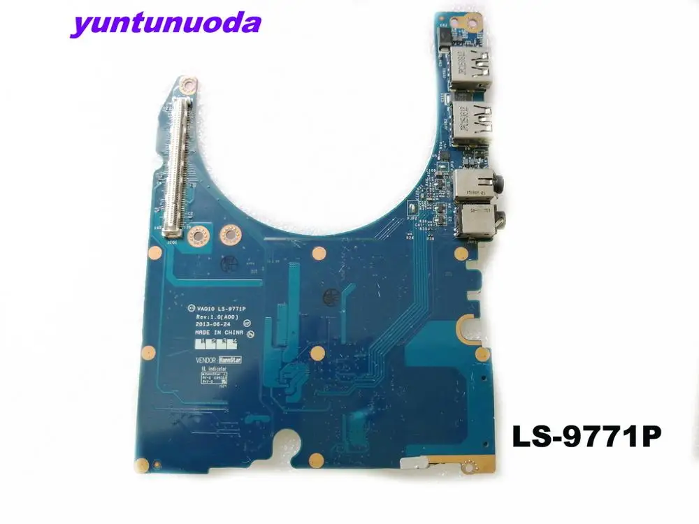 

Original for Dell Precision M4800 USB Audio Board JR8JJ 0JR8JJ LS-9771P tested good free shipping