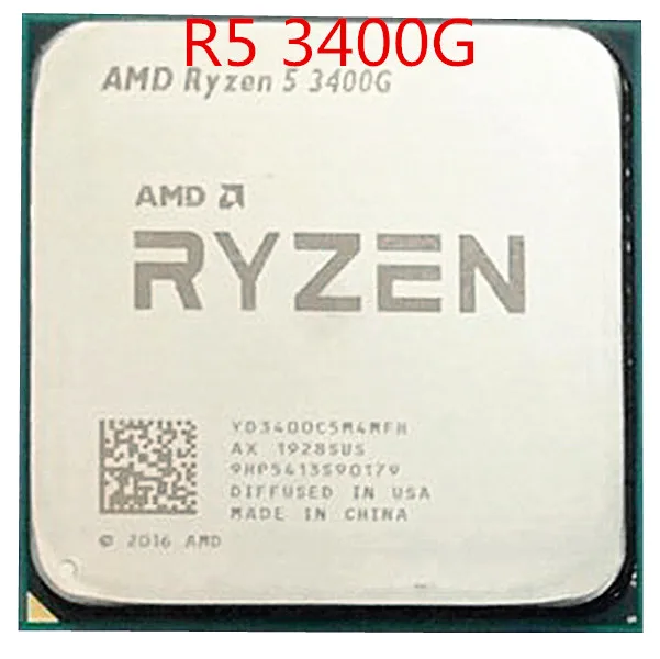 AMD Ryzen 5 3400G R5 3400G 3,7 GHz четырехъядерный ocho-Hilo de 65W procesador de cpu hembra AM4