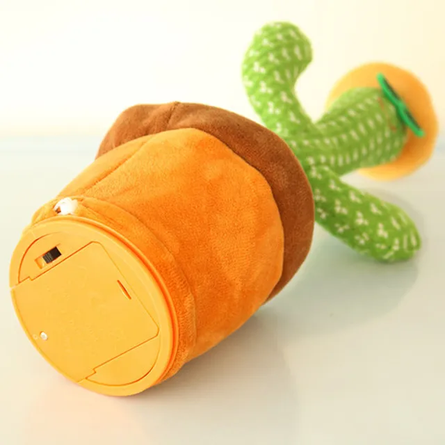 tanczacy kaktus Dancing Cactus Plush Toy Electronic with song cute Dance Succulent lovers cactus potted toy Early Education Toy 2