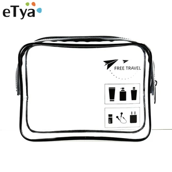 

Transparent Travel Cosmetic Bag Makeup Case Zipper Clear Make Up Bags PVC Functional Organizer Storage Pouch Toiletry Wash Bag