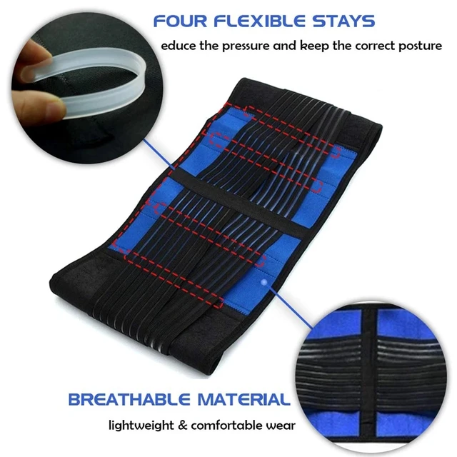 Big Size 5XL 6XL Lower Back Support Brace Male Waist Back Posture Corrector Female Waist Support Belt Prevent Slouching Back 4