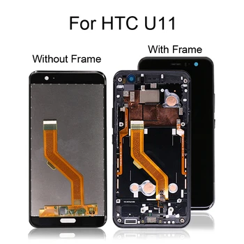 

for HTC U11 LCD Display Touch Screen + Frame Assembly for HTC U11 Display Screen Replacement 5.5 inch Free Shipping