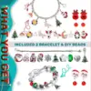 Bracelet Advent Calendar for Girls 2022 Christmas, DIY Beads Charms of 2 Bracelet, 24 Days Countdown to Christmas Holiday, Xmas ► Photo 2/6