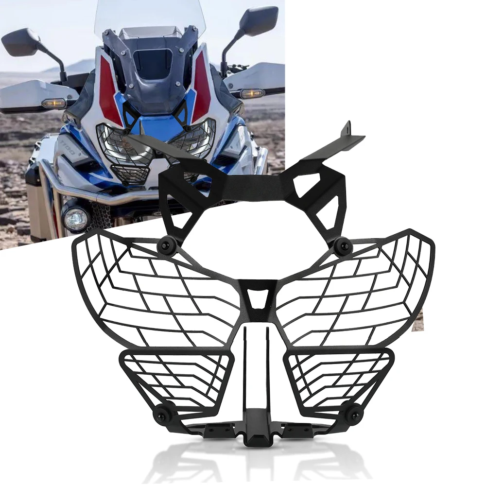 

Motorcycle Headlight Head Light Guard Protector Cover Protection Grill For HONDA CRF1100L AFRICA TWIN ADV SPORTS 2019 2020 2021