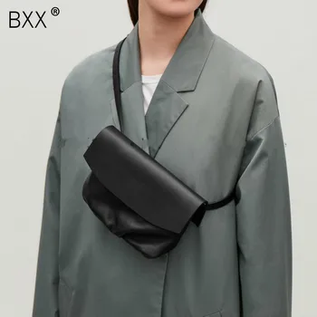 

[BXX] Women's Single Shoulder Crossbody Bag All-match Flap 2020 Summer Casual Mini Waist Chest Tide Bag Female Package HF324