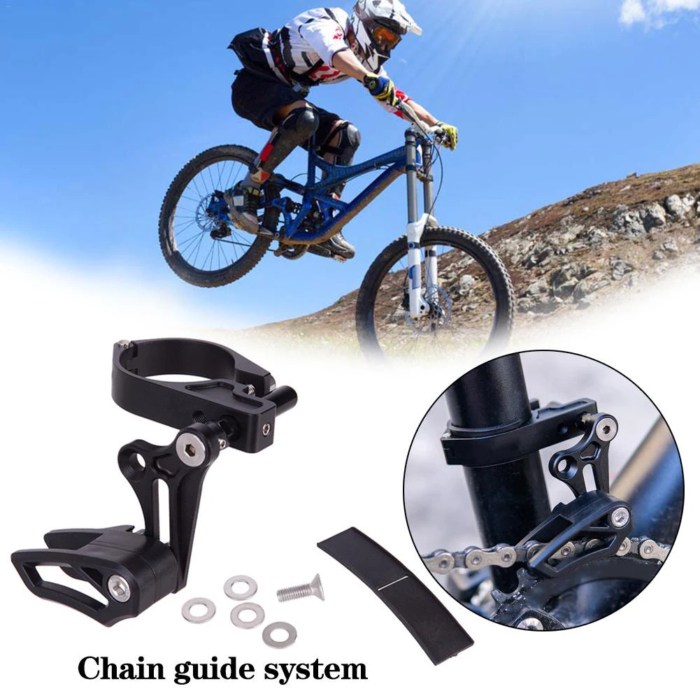 

Bicycle Repair Tools Mountain Bike Chain Guide Chain Guard Aluminum Alloy With Frame Protector High Quality Materials
