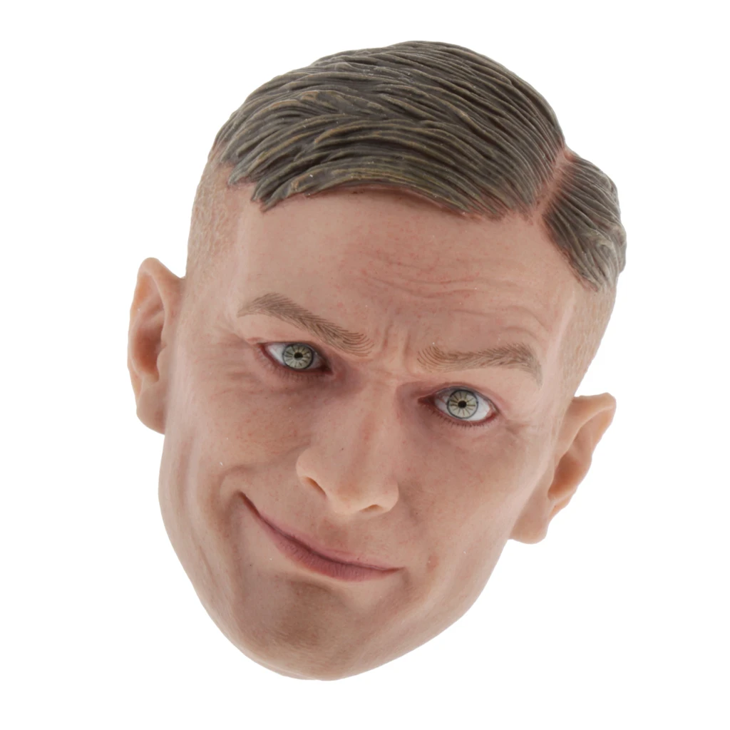 1/6 яркие мужской головы лепить резные выражение голова куклы для 12 inch Figure модель
