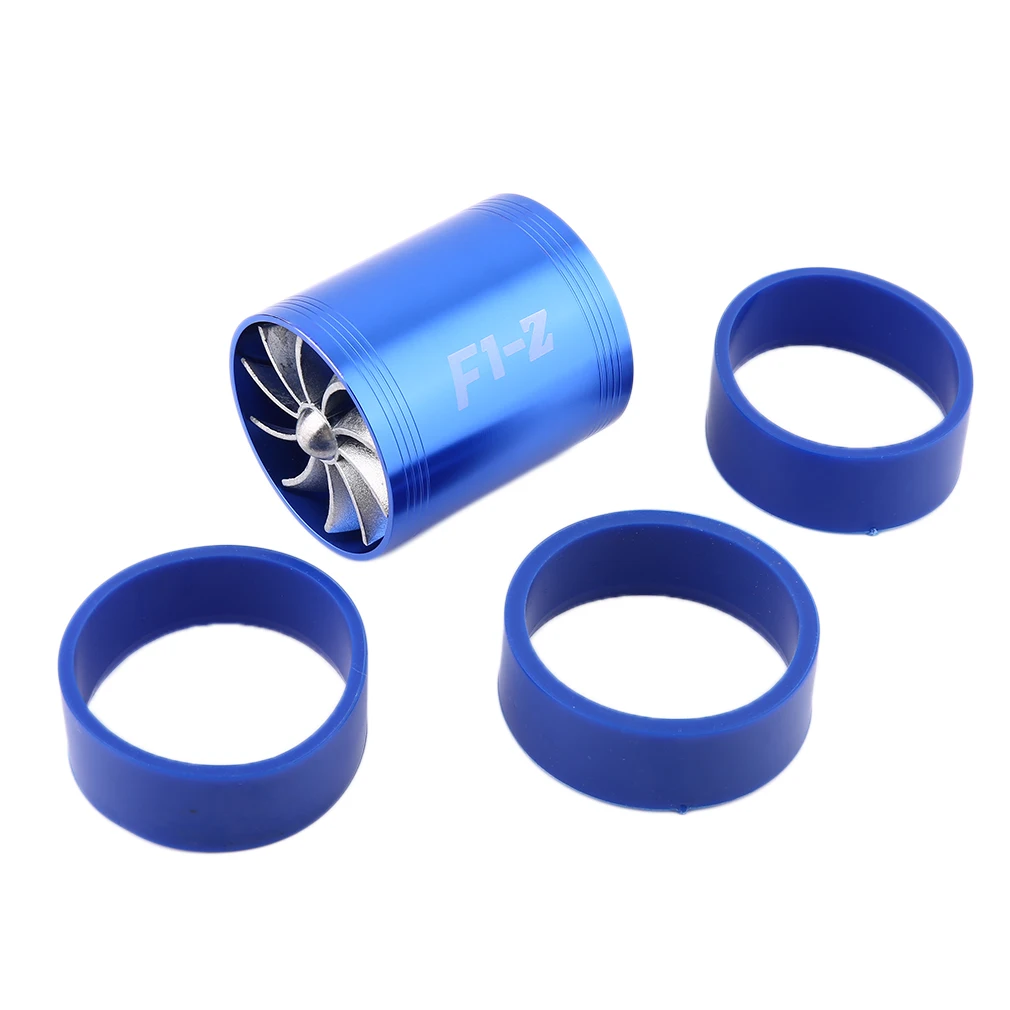 F1-Z Auto Modifica Aspirazione Aria Turbina Turbo Gas Combustibile Risparmio Olio Ventilatore Turbo Compressore Turbina Misura Per Tubo Di Aspirazione