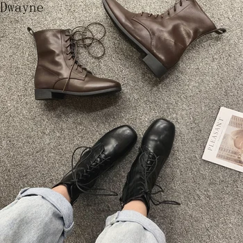 

2019 new fashion wild early autumn ann Martin boots British wind net red thin women's boots short tube motorcycle boots