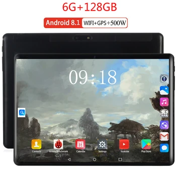 

2020 Tempered 2.5D Glass 4G FDD LTE Phon 10 inch tablet pc Deca Core 6GB RAM 128GB ROM 1280*800 IPS Screen WIFI Android 8.0 GPS