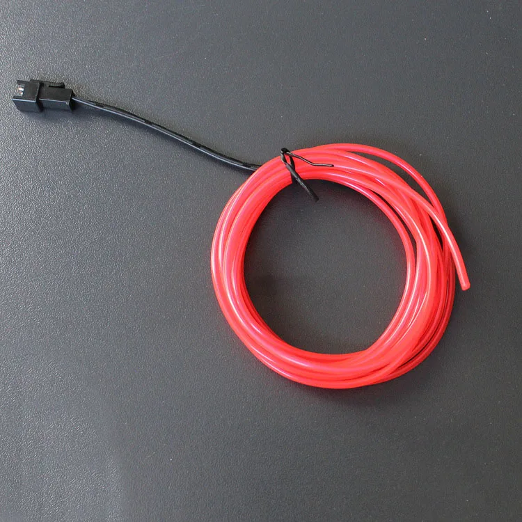 Neon Light Sewing Edge EL Wire Led Dance Party Decor Car Lights Neon LED lamp Flexible 2m Rope Tube LED Strip 2M Length