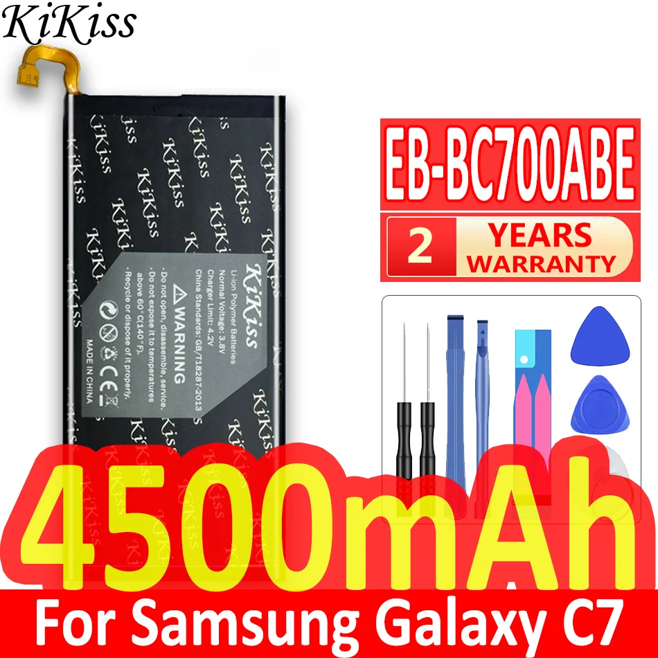 4500 мАч мощный аккумулятор для Samsung Galaxy C7 C7000 батарея SM-C7000 C7010 C7018 Мобильный телефон