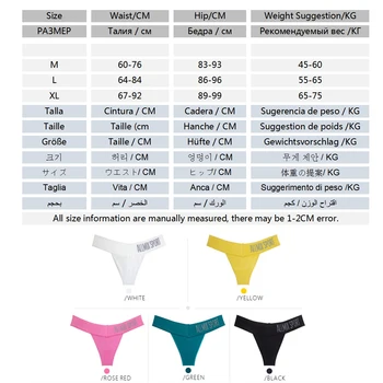 New Sexy Women s Letter g string Underwear Seamless Cotton Panties Low Waist Female Solid