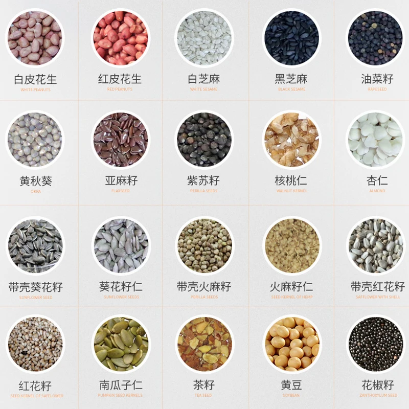 Commercial Oil Press Machine Stainless Steel Seed Cold Hot Mill Machinery Peanut Coconut Extraction 6
