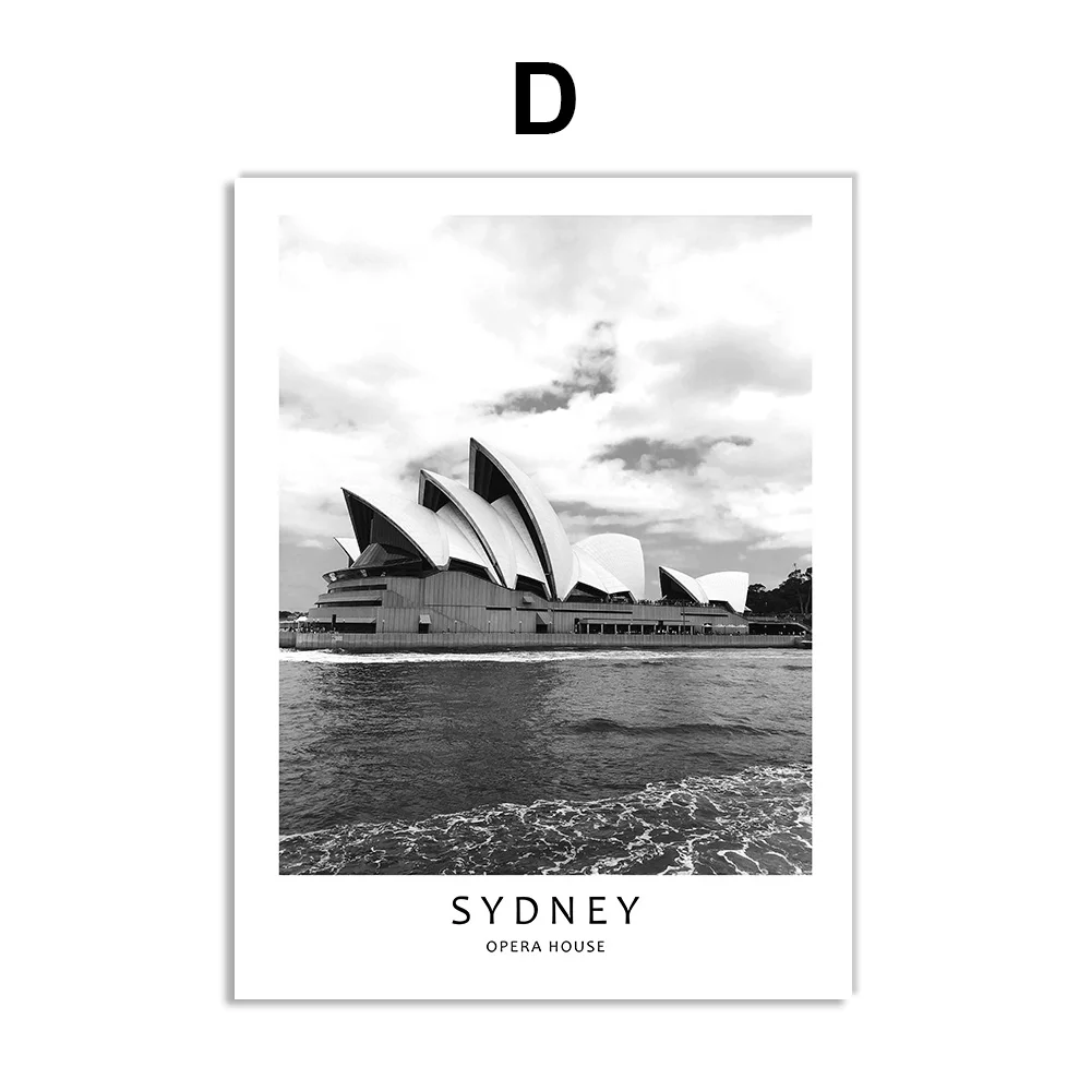 Paris-Tower-London-Big-Ben-Rome-Colosseum-New-York-Posters-And-Prints-Nordic-Canvas-Painting-Wall (7)