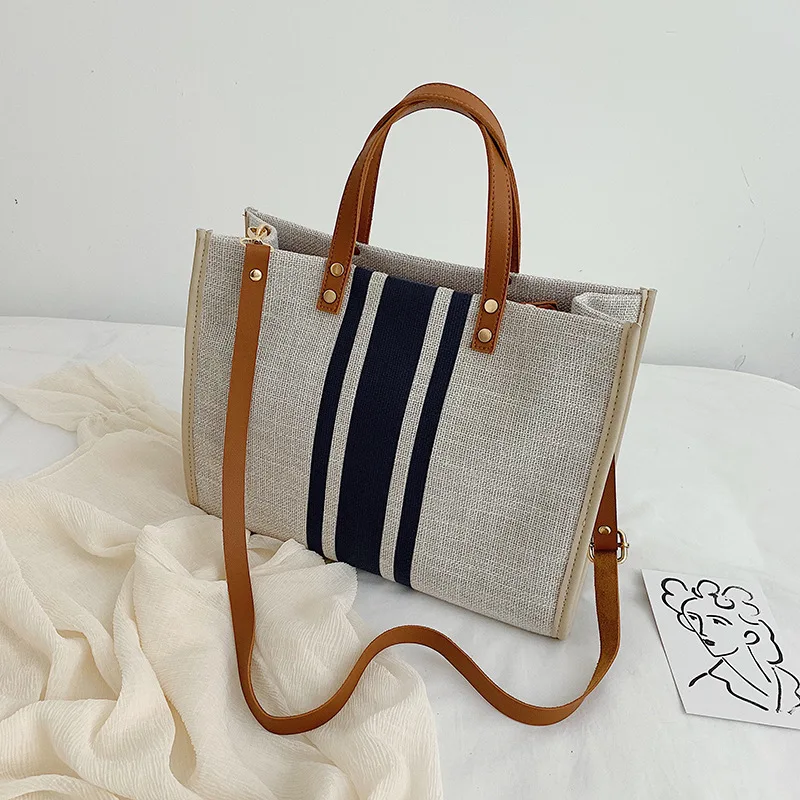 Новые холщовые сумки большой емкости новые стильные модные шикарные текстуры сумка-почтальон