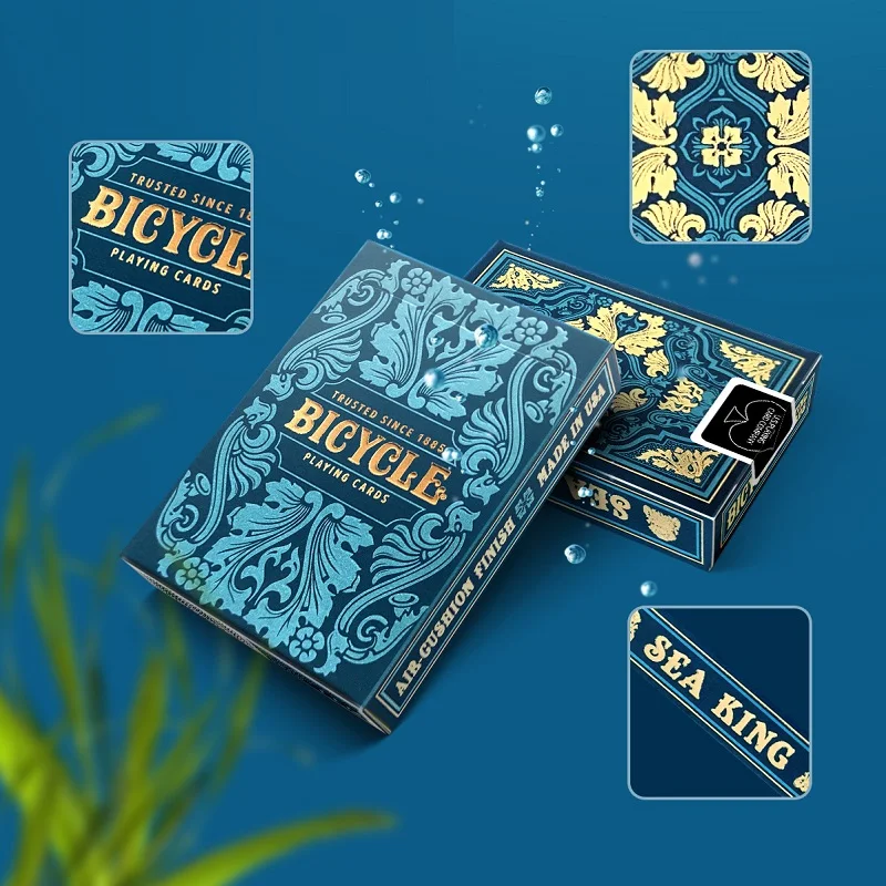 MTG Sea Kings' Blessing イタリア語 Karty do gry Bicycle Sea King USPCC Kolekcjonerska talia w