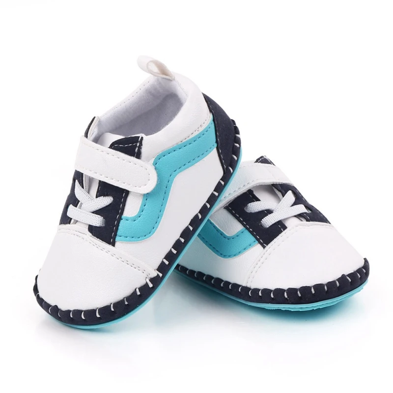 Модные детские мокасины из искусственной кожи; обувь для маленьких девочек с мягкой подошвой; кроссовки для новорожденных мальчиков 0-18 месяцев