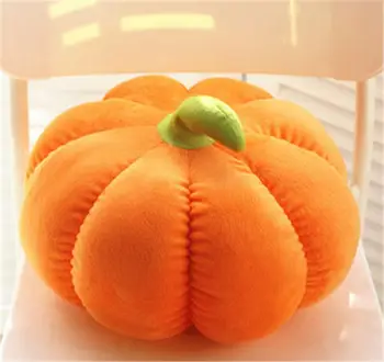 

Very Nice Soft 30cm*45cm Yellow Pumpkin Fruit Vegetable Plush Decor Doll Pillow Birthday Cushion Toys Doll Hot Gift
