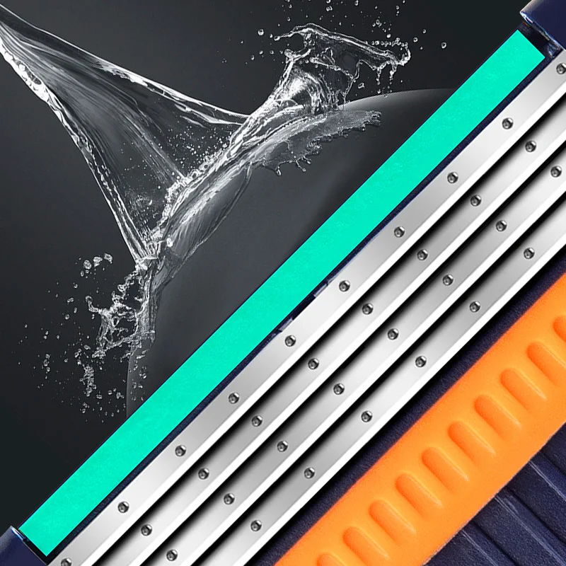 RZRIGUETTA Razor For Men High Quality Steel Blade Shaving Razor Cartridge 4 Layers Blade Razor Beard 5