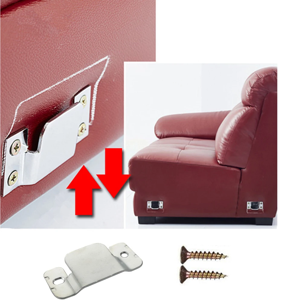 Sectional Couch Connectors Sofa Replacement Parts with Screws for Modular  Cou