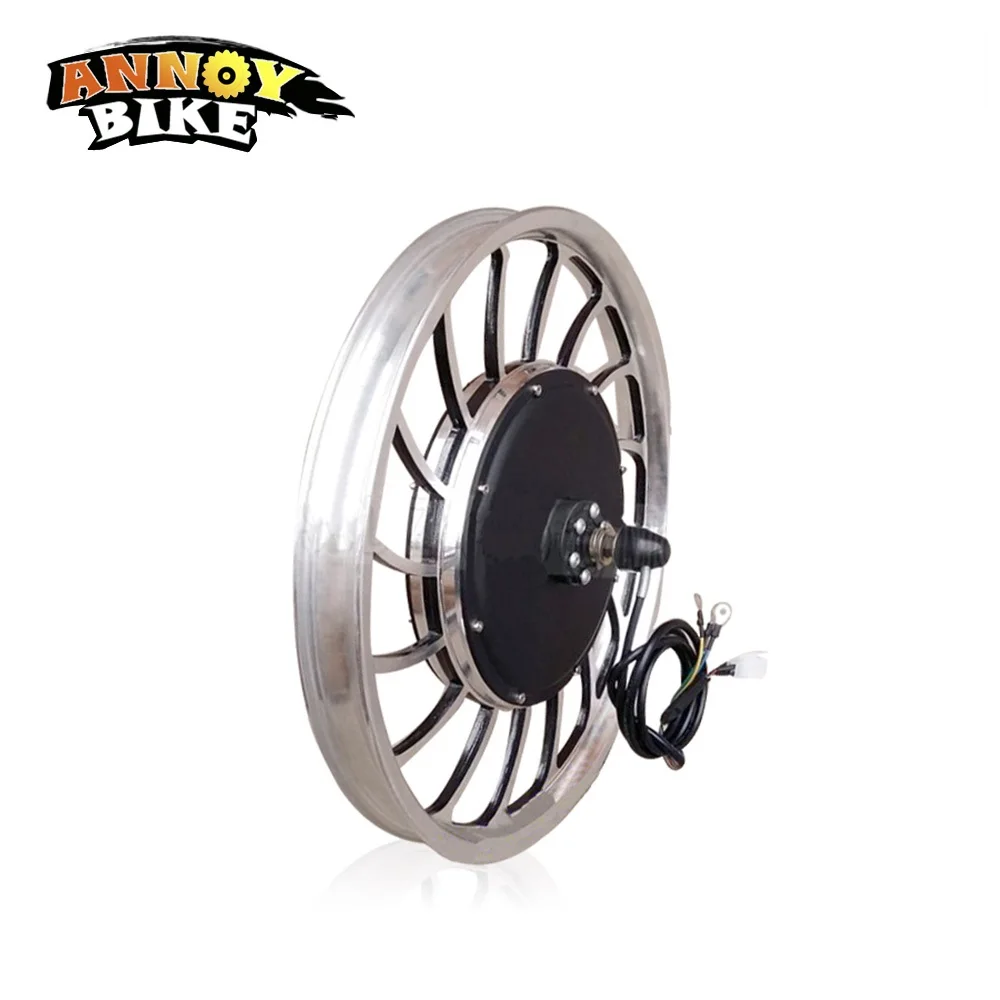 BLDC 36v 48v 1000w Front Drive Scooter Hub Motor Wheel 20" For Bike For Electric Rickshaw With Inflatable Tyre