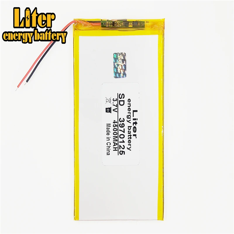 3.7v 4500mah 4070125 3970125 Lithium Polymer Lipo Rechargeable Battery