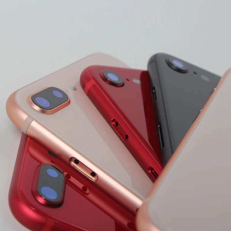 Задняя крышка корпуса для iPhone 7 8 Plus крышка батареи с боковыми клавишами sim-лоток для iPhone7 задняя дверь корпус чехол для iPhone8