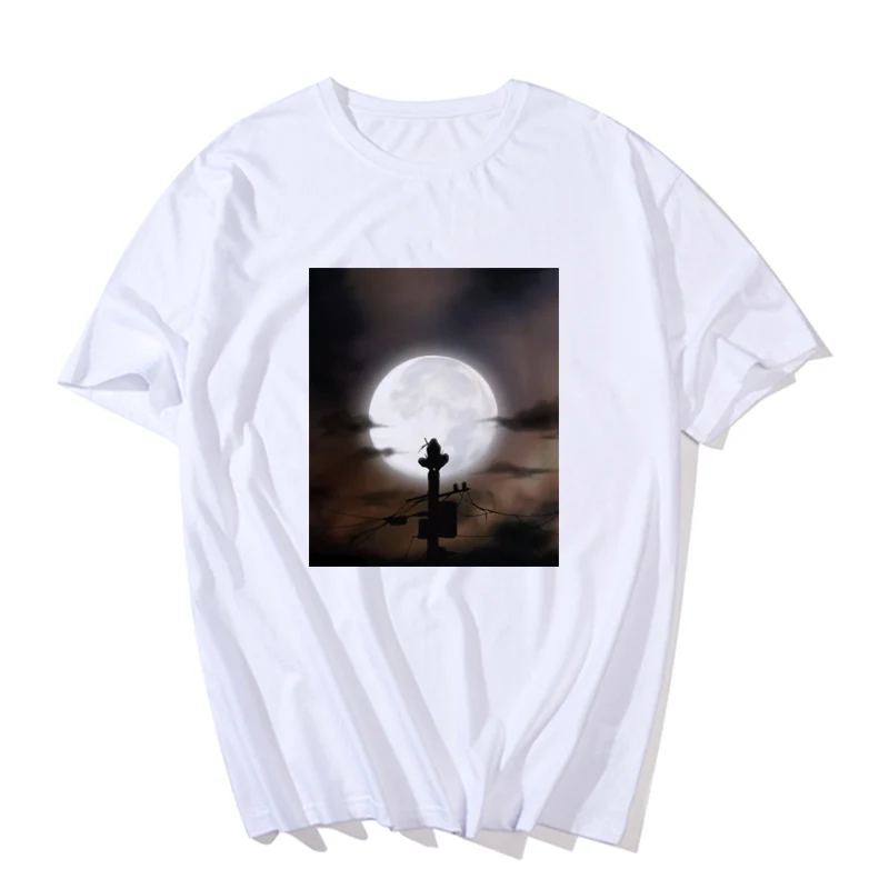 Наруто Акацуки пеин команда 7 Аниме Учиха Саске белая футболка аниме Харадзюку