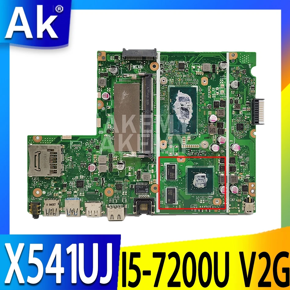 Akemy X541UJ Laptop Motherboard For Asus X541UJ X541UVK X541UV