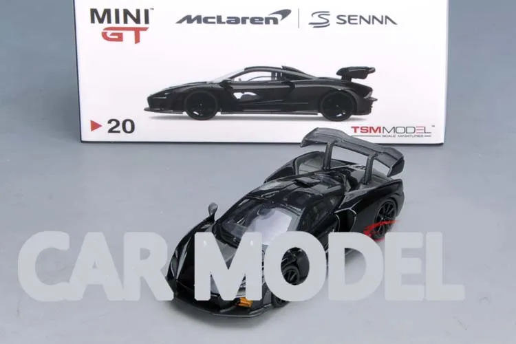 1: 64 масштаб сплава игрушечные транспортные средства TSM MINI GT McLaren Senna модель автомобиля Детские игрушечные машинки авторизованный игрушки для детей