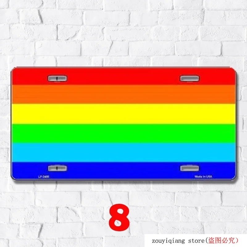 Gay Pride Радуга Pin-up Металл Новинка элегантный стиль бар Caf стены искусства 20 см* 30 см