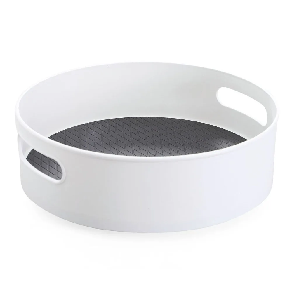 יפן יבוא מסתובב תיבול מטבח קופסא פלסטיק אחסון מדף שולחן עבודה איפור Rack טיפוח עור