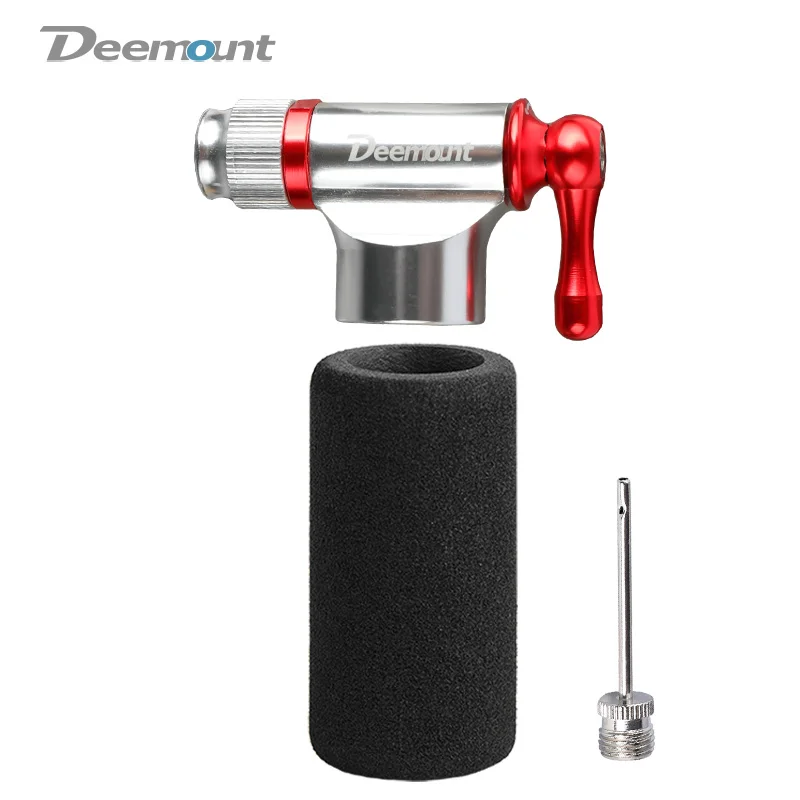 Bicycle CO2 Nozzle For Threaded Cartridge Fits Schrader Presta Cycle