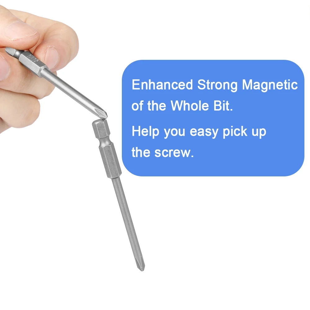 Набор отверток с шестигранной головкой 8 шт. 75 мм|electric screwdriver set|screwdriver setlong hex |