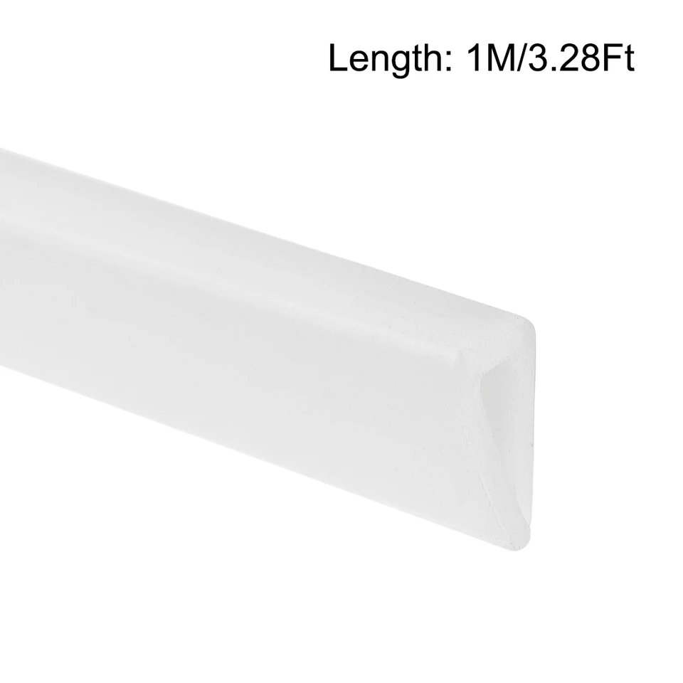Profilé Joint En Silicone En U Noir - Protège-bords 0.1-1.5mm D'épaisseur - Longueur 1 Mètre - Marque Uxcell
