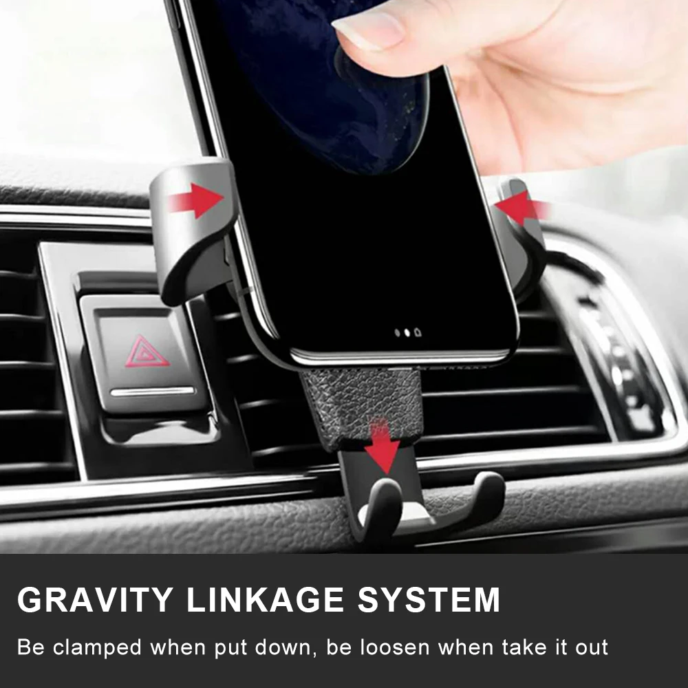 

Gravity Car Holder For Phone in Car Air Vent Clip Mount No Magnetic Mobile Phone Holder Cell Stand Support For iPhone X 7