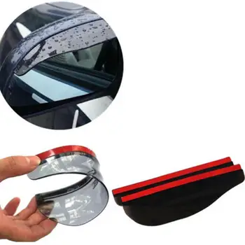 

2 pieces Car Rear View Side Mirror Rain Board Sun Visor Rearview Car Protector Shade Shield For Car Styling Flexible Mirror N6I1