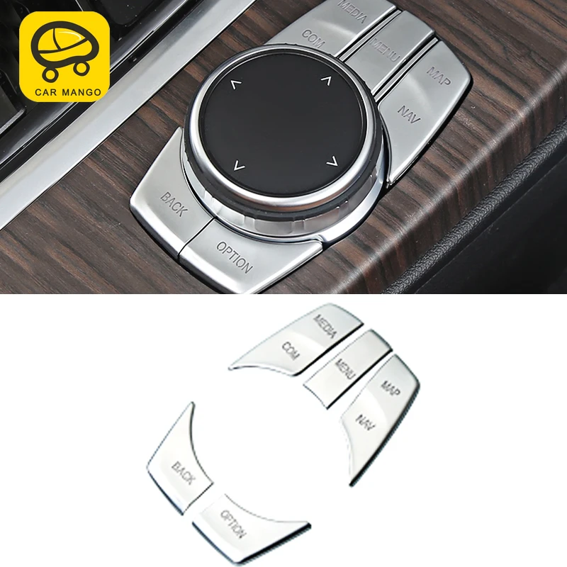 

CarManGo for 2018 BMW X3 G01 X4 G02 Car Ignition Device Cover Auto Handbrake Trim Start Button Automotive Interior Stickers