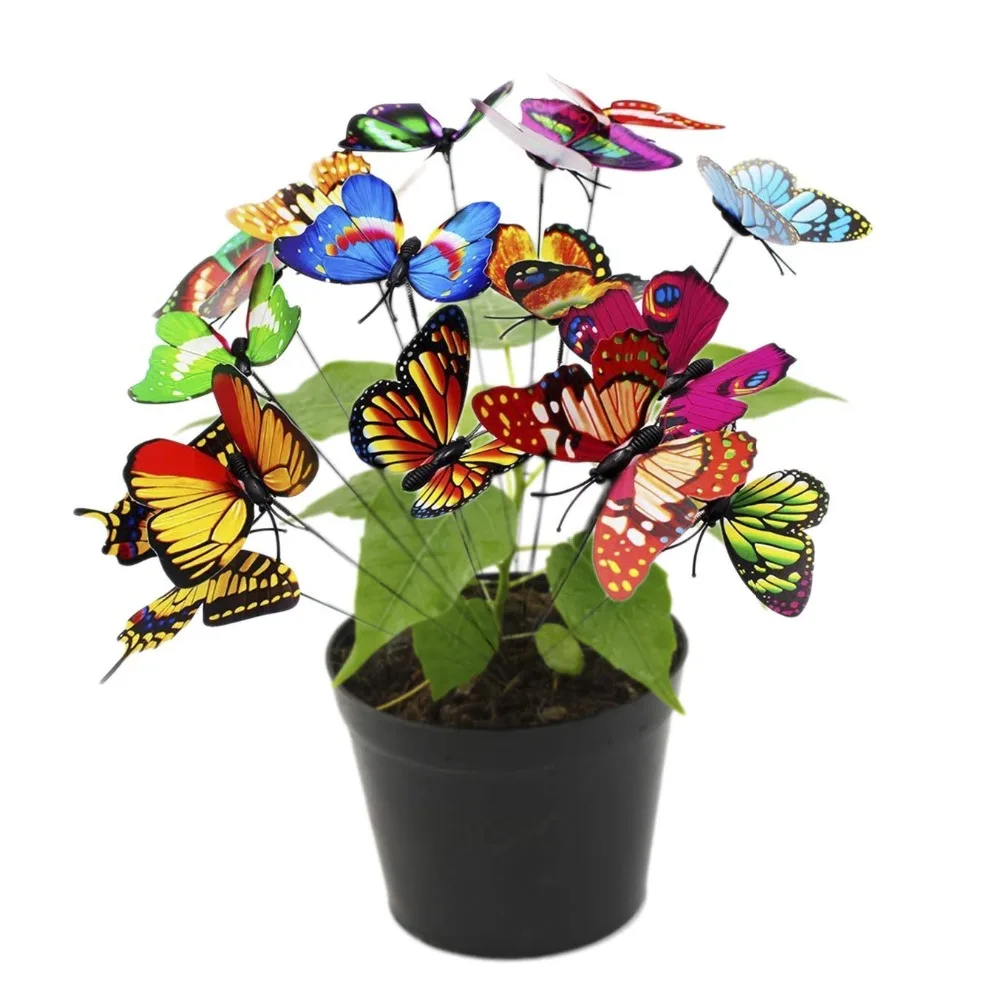 10pcs-Artificial-Butterfly-Garden-Decorations-Outdoor-Garden-Decoration-Animal-Simulation-Butterfly-Stakes-Yard-Plant-Lawn-Decor - 副本