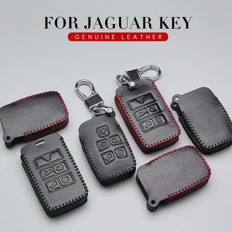 Кожаный чехол для автомобильного ключа Fob Jaguar XF XJ XK F pace X Type xjl Guiter V12 Land Rover Freelander 2