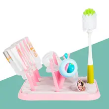 Многофункциональная сушилка для бутылочек для кормления, сушильная стойка, держатель для чашек, съемная сушилка для детских бутылочек, сливной лоток, сливная стойка