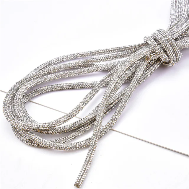 Cordoncino Con Paillettes Glitter Argento 6mm X 225cm - Per Fai Da Te, Matrimoni E Decorazioni - Foto 14