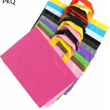 5 шт. большой пластиковый мешочек для украшений полиэтиленовый пакет для подарков с ручкой одежда ювелирные изделия Подарочная коробка упаковочные сумки