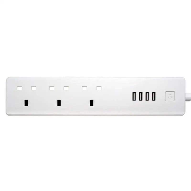 

Smart Power Strip Wifi Surge Protector with Alexa 3 AC Outlets and 4 USB Ports Compatible with Alexa